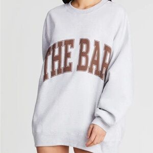 The Bar Gray and Brown Sweatshirt